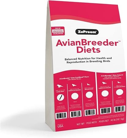 Zupreem Avianbreeder Fruitblend Large Parrots 40 Lbs