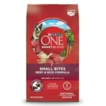 Purina ONE Natural Dry Dog Food SmartBlend Small Bites Beef and Rice 8 lb bag