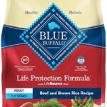 Blue Buffalo Life Protection Formula Beef & Brown Rice Natural Dry Dog Food - 24 lb