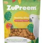 ZuPreem Healthy Bites, Rewarding Bird Treat, Medium/Large to Large Birds, No Artificial Flavors or Preservatives, Treat for Conures, Caiques, Cockatoos, and Amazons, 3oz