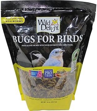 Wild Delight Bugs for Birds 16 oz – Premium Insect-Based Bird Food