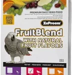 ZuPreem FruitBlend Flavor Pellets Bird Food for Parrots and Conures 35 lb