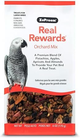 ZuPreem Real Rewards Orchard Mix Large Bird Treats 6 oz