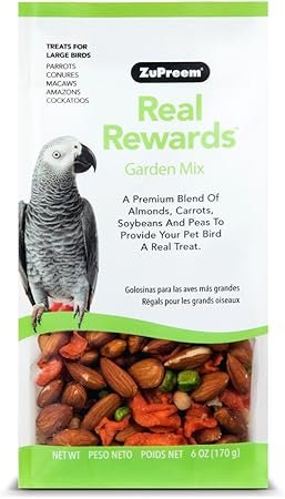 Real Rewards Garden Mix Large Bird Treats By Zupreem