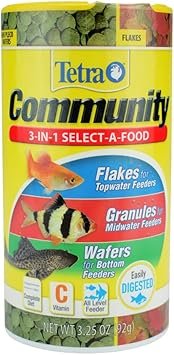 Tetra Community Select-A-Food aquarium fish food 3.25 oz can