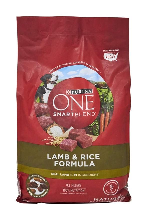 Purina ONE Lamb & Rice Dry Dog Food 4 lb bag