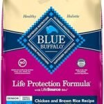 Blue Buffalo Life Protection Formula Small Breed Senior Dry Dog Food with Chicken & Brown Rice - Joint Health & Immunity, 5 lb