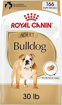 Royal Canin Bulldog Adult Dry Dog Food 30 lb Bag for Large Breed Dogs