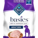 Blue Buffalo Basics Grain-Free Adult Dry Dog Food Turkey 24lb