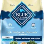 Blue Buffalo Life Protection Formula Puppy Dry Dog Food, Chicken & Brown Rice, 30-lb Bag