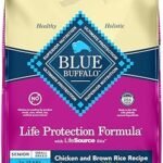 Blue Buffalo Life Protection Formula Small Breed Senior Dry Dog Food, Supports Joint Health and Immunity, Made with Natural Ingredients, Chicken & Brown Rice Recipe, 15-lb. Bag