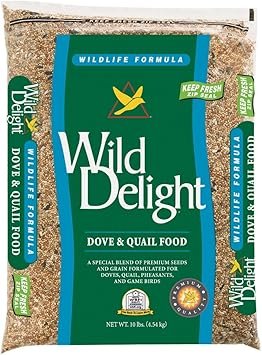 Wild Delight Dove & Quail Food 10 lb – Premium Seed Blend for Doves and Quails