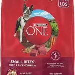 Purina ONE Small Bites Beef and Rice High Protein Dry Dog Food 31.1 lb