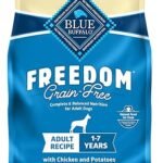 -Blue Buffalo Freedom Grain-Free Dry Dog Food for Adult Dogs with Chicken & Potatoes - 4 lb