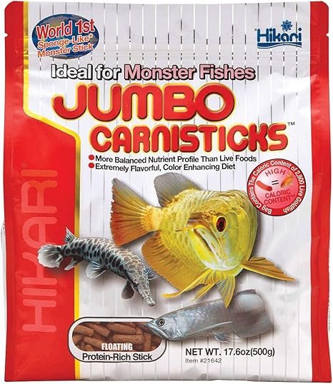 Hikari Tropical Jumbo Carnisticks Fish Food 17.6 oz (500g)
