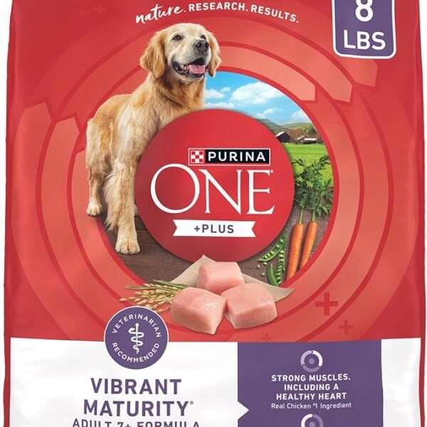 Purina ONE High Protein Senior Dog Food 8 lb