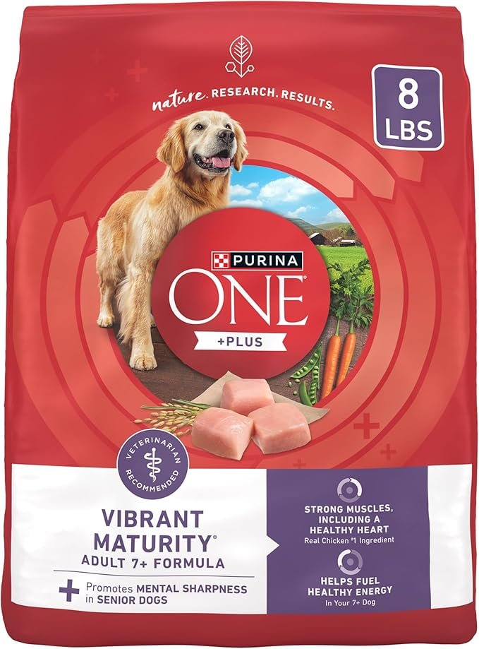 Purina ONE High Protein Senior Dog Food 8 lb