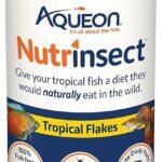 Aqueon Nutrinsect Fish-Free Fish Food, Tropical Flakes, 1.59 oz