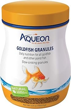Aqueon Goldfish Slow Sinking Granules 5.8 oz – Premium Fish Food