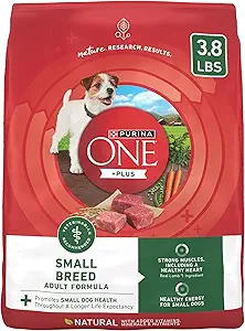 Purina ONE Plus Small Breed Lamb and Rice Formula Dry Dog Food 3.8 lb bag