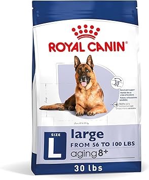Royal Canin Large Aging 8+ Senior Dry Dog Food 30 lb Bag for Large Breed Dogs