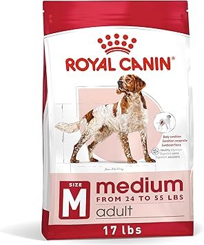 Royal Canin Medium Adult Dry Dog Food 17 lb Bag for Medium Breed Dogs