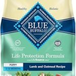 Blue Buffalo Life Protection Formula Puppy Dry Dog Food with Lamb & Oatmeal, DHA and ARA - 30 lb
