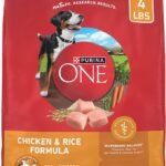 Purina ONE Chicken and Rice Formula Dry Dog Food 4 pack 4 lb bags