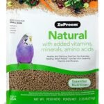 ZuPreem Natural Bird Food Pellets Parakeets Budgies Parrotlets Doves 2.25lb