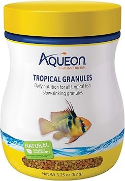Aqueon Tropical Granules 3.25 oz – Premium Granules for Tropical Fish