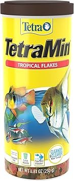 TetraMin Tropical Flakes fish food balanced diet for tropical aquarium fish 8.81 oz