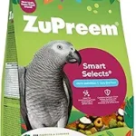 ZuPreem Smart Selects Daily Bird Food 4 lb for Parrots Conures Caiques African Greys