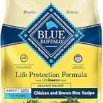 Blue Buffalo Life Protection Formula Natural Adult Healthy Weight Dry Dog Food, Chicken and Brown Rice 15-lb