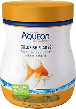 Aqueon Goldfish Flakes 1.02 oz – Premium Aquarium Fish Food
