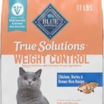 Blue Buffalo True Solutions Weight Control natural dry cat food chicken 11 lb bag