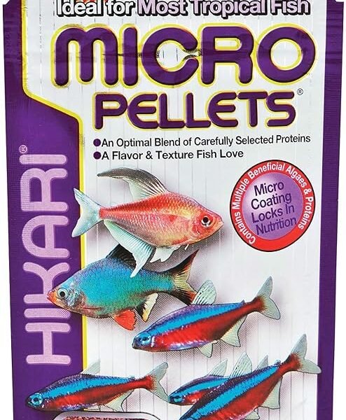 Hikari Tropical Semi-Floating Micro Pellets Fish Food 0.77 Oz (22g)
