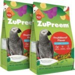 ZuPreem FruitBlend Flavor Pellets Bird Food for Parrots and Conures 3.5 lb Pack of 2