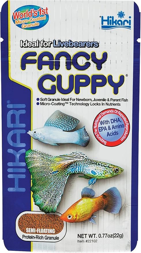Hikari Tropical Fancy Guppy Fish Food 0.77 oz 22g