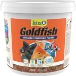 Tetra Goldfish Flakes vitamin C enriched aquarium fish food 2.2 lbs