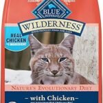 Blue Buffalo Wilderness Adult Indoor Dry Cat Food - Hairball & Weight Control, High-Protein Chicken, 11 lb