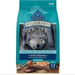 Blue Buffalo Wilderness Natural High-Protein Dry Dog Food for Adult Dogs with Salmon and Wholesome Grains - 28 lb