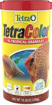 TetraColor XL tropical granules fish food with natural color enhancer 10.58 oz
