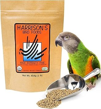 Harrison's Bird Foods High Potency Fine Organic Non-GMO Bird Food 1lb