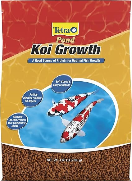 TetraPond Koi Growth soft sticks pond fish food 4.85 lbs