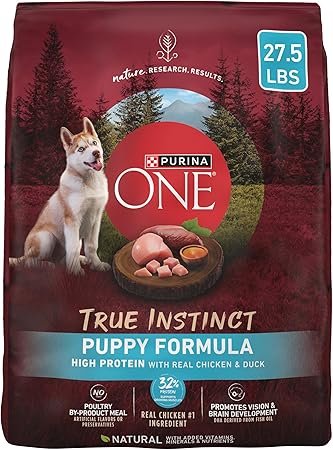 Purina ONE True Instinct High Protein Puppy Food with Real Chicken and Duck 27.5 lb bag