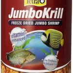 Tetra JumboKrill freeze-dried jumbo shrimp natural treat for aquarium fish 14 oz red