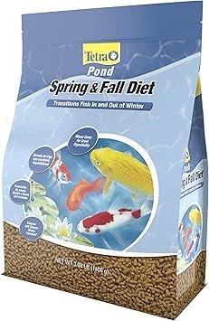 TetraPond Spring and Fall Diet pond fish food for goldfish and koi 3.08 lbs 7 L