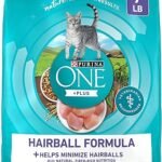 Purina ONE Natural Cat Food Hairball Control +PLUS Hairball Formula 7 lb Bag