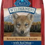 Blue Buffalo Wilderness High-Protein Rocky Mountain Recipe Dry Dog Food for Puppies with Red Meat & Grains - 24 lb