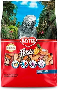 Kaytee Fiesta Parrot Food Nutritious Fun Blend 4.5lb
